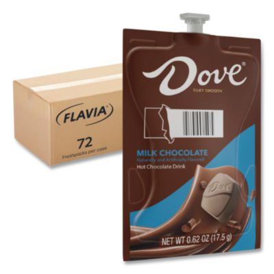 Dove Hot Chocolate Freshpack, Milk Chocolate, 72/Carton