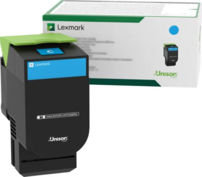 70C00Cg Return Program Toner, 1,000 Page-Yield, Cyan