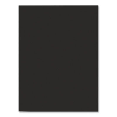 Sunworks Construction Paper, 50 Lb Text Weight, 9 x 12, Black, 50/Pack