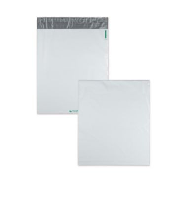 Redi-Strip Poly Expansion Mailer, #5 1/4, Square Flap, Redi-Strip Adhesive Closure, 13 x 16, White, 100/Carton