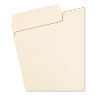 Supertab Top Tab File Folders, 1/3-Cut Tabs: Assorted, Legal Size, 0.75" Expansion, 11-Pt Manila, 100/Box