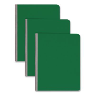 Prong Fastener Premium Pressboard Report Cover, Two-Piece Prong Fastener, 3" Capacity, 8.5 X 11, Green/Green