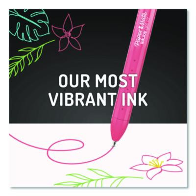 Inkjoy Gel Bright Gel Pen, Retractable, Medium 0.7 Mm, Assorted Ink, Assorted Barrel, 10/Pack