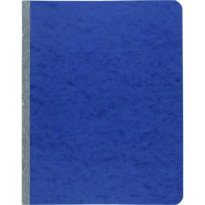 Pressboard Report Cover With Tyvek Reinforced Hinge, Two-Piece Prong Fastener, 3" Capacity, 8.5 X 11, Dark Blue/Dark Blue