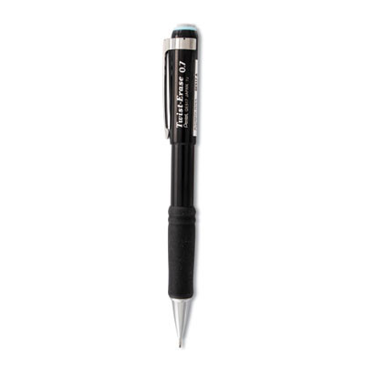 Twist-Erase Iii Mechanical Pencil, 0.7 Mm, Hb (#2), Black Lead, Black Barrel