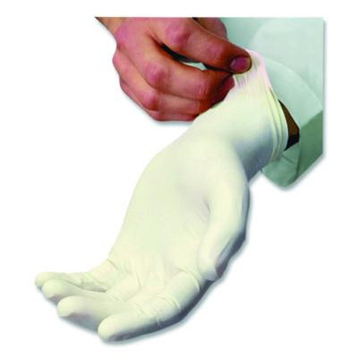 L5201 Series Powder-Free Latex Gloves, Large, 4 Mil Thick, 9" Long, Cream, 100/Box