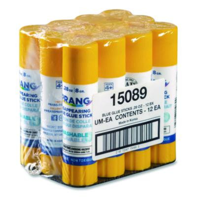 Washable Glue Sticks, Blue, 0.28 Oz, Dries Clear