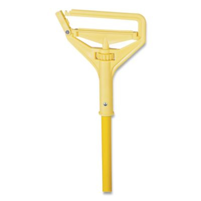 Quick Change Mop Handle. Vinyl Coating, 60", Yellow