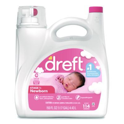 Ultra Laundry Detergent, Stage 1: Newborn, 150 Oz Bottle With Dispensing Top