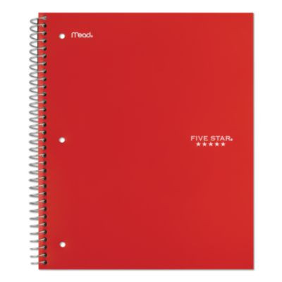 Wirebound Notebook, 1-Subject, Wide/Legal Rule, Randomly Assorted Cover Color, (100) 10.5 x 9.18 Sheets