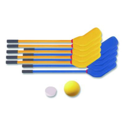 Rhino Soft Hockey Set, 30" Long, (10) Sticks/7" Ball/4" Puck