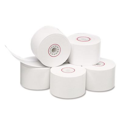 Direct Thermal Printing Thermal Paper Rolls, 1.75" X 150 Ft, White, 10/Pack