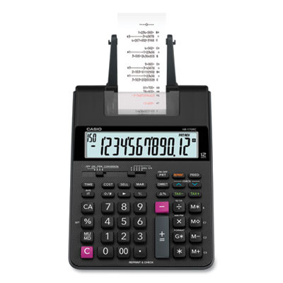 Hr170R Printing Calculator, Black/Red Print, 2 Lines/Sec