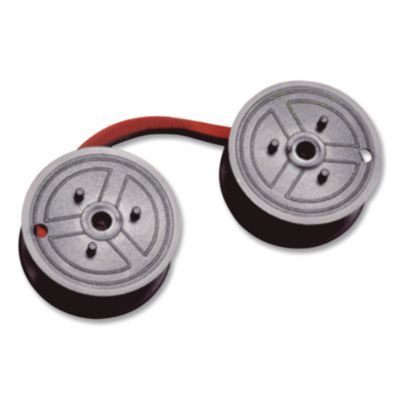 R3027-2 Calculator Ribbon, Black/Red, 2/Pack