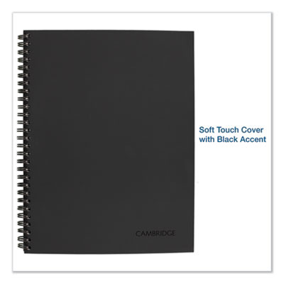 Wirebound Guided Business Notebook, Action Planner Project-Management Format, Dark Gray Cover, (80) 9.5 x 7.5 Sheets
