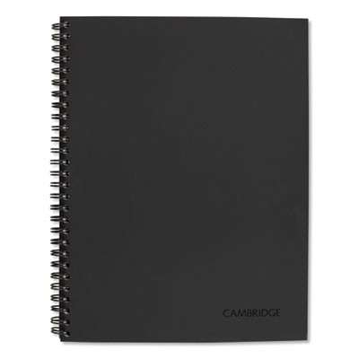 Wirebound Guided Business Notebook, Action Planner Project-Management Format, Dark Gray Cover, (80) 9.5 x 7.5 Sheets