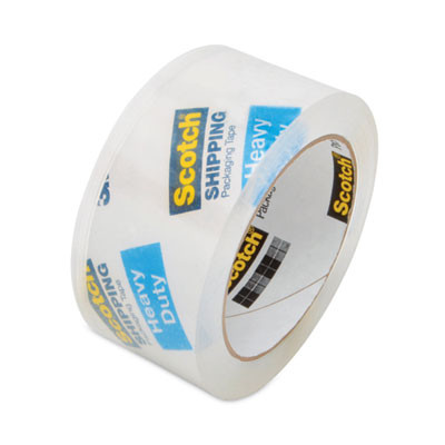 3850 Heavy-Duty Packaging Tape With Dp300 Dispenser, 3" Core, 1.88" X 54.6 Yds, Clear, 12/Pack