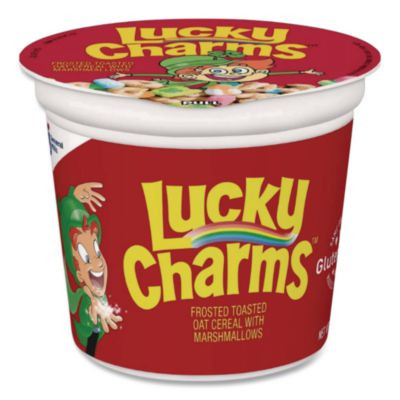 Lucky Charms Cereal, Single-Serve 1.73 Oz Cup, 6/Box
