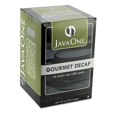 Coffee Pods, Colombian Decaf, Single Cup, Pods, 14/Box