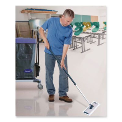 Taski Jm Ultra+ T-Handle, Steel, 39.3" To 66.9", Gray