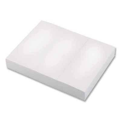 Perforated Laser Cut Sheets, Micro-Perforated 3.5" From Bottom, 24 Lb Bond Weight, 8.5 x 11, White, 500/Ream