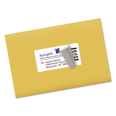 Shipping Labels W/ Trueblock Technology, Inkjet Printers, 2 X 4, White, 10/Sheet, 50 Sheets/Box
