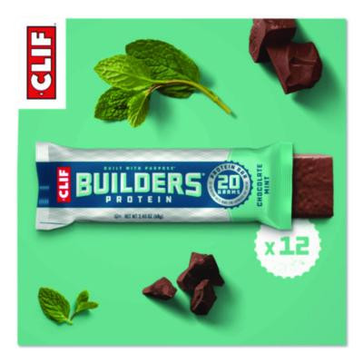 Builders Protein Bar, Chocolate Mint, 2.4 Oz Bar, 12 Bars/Box