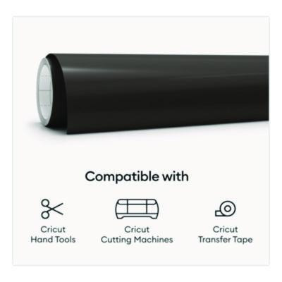 Premium Permanent Vinyl, 12 x 48, Black