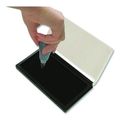 2000 Plus One-Color Felt Stamp Pad, #1, 4.25" X 2.75", Black