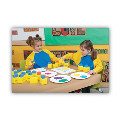 Washable Paint, 12 Assorted Colors, 16 Oz Dispenser-Cap Bottle, 12/Pack