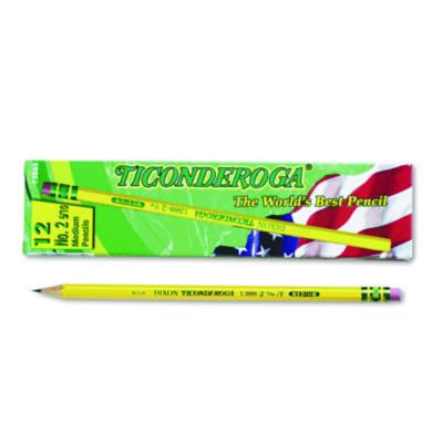 Pencils, F (#2.5), Black Lead, Yellow Barrel, Dozen