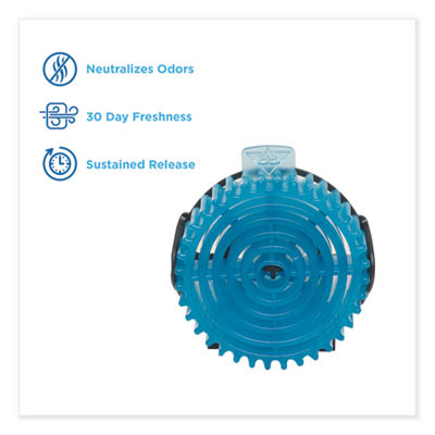 Activeaire Powered Whole-Room Freshener, Coastal Breeze, Gel, Cartridge, 12/Carton