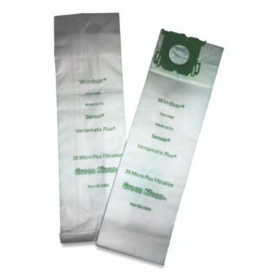 Replacement Vacuum Bags, Fits Allstar/Century/Karcher/Prochem/Sebo/Versamatic Plus/Windsor Sensor, 10/Pack