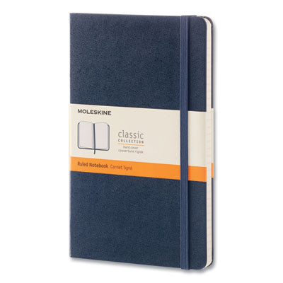 Classic Collection Hard Cover Notebook, 1-Subject, Dotted Rule (4 Sq/In), Sapphire Blue Cover, (240) 8.25 x 5 Sheets