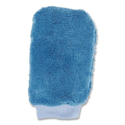 Microfiber Mitt Without Thumb, Blue, 5" X 10"