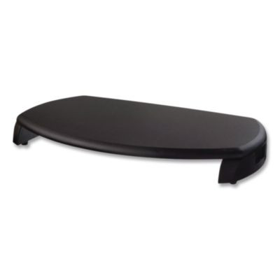 Crt/Lcd Stand With Keyboard Storage, 23" X 13.25" X 3", Black, Supports 80 Lbs