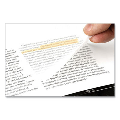 Transparent Notes, 2.88" x 2.88", Clear, 36 Sheets/Pad