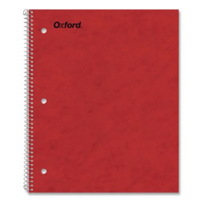 One-Subject Notebook, Medium/College Rule, Assorted Cover Colors, (100) 11 x 9 Sheets, 6/Pack