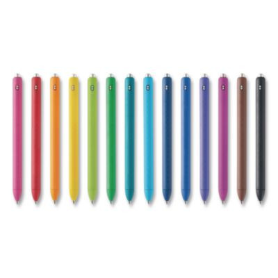 Inkjoy Gel Pen, Retractable, Fine 0.5 Mm, Assorted Ink And Barrel Colors, 14/Pack