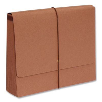 All Purpose Expanding File, 2" Expansion, 21 Sections, Elastic Cord Closure, 2/5-Cut Tabs, Letter Size, Red Fiber