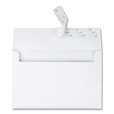 Greeting Card/Invitation Envelope, A-9, Square Flap, Redi-Strip Adhesive Closure, 5.75 x 8.75, White, 100/Box