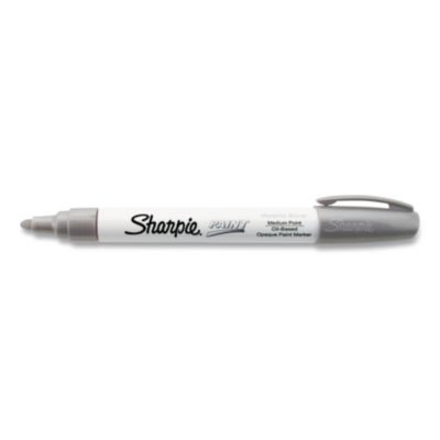 Permanent Paint Marker, Fine Bullet Tip, Silver