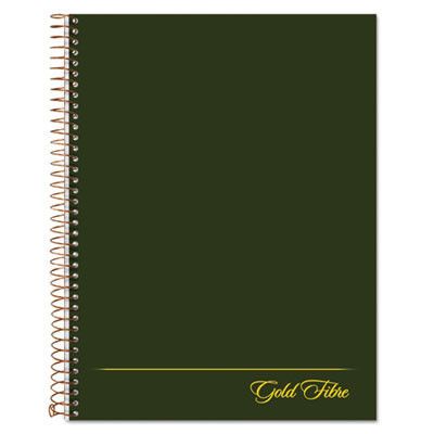 Gold Fibre Wirebound Project Notes Book, Project-Management Format, Green Cover, (84) 9.5 x 7.25 Sheets