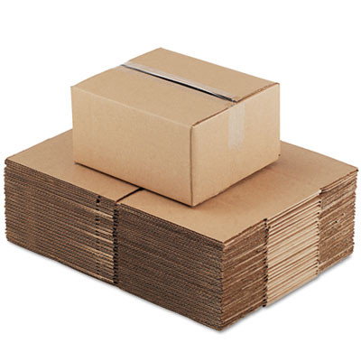 Fixed-Depth Corrugated Shipping Boxes, Regular Slotted Container (Rsc), 10" x 12" x 6", Brown Kraft, 25/Bundle