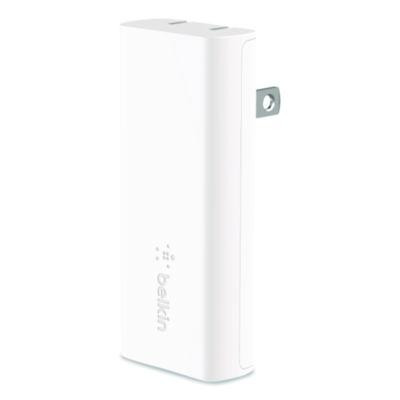Boost Charge Dual Wall Charger With Pps + Usb-C Cable With Lightning Connector, White