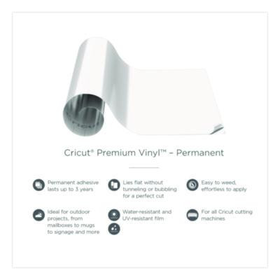Premium Permanent Vinyl, 12 x 48, White