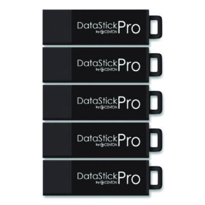 Datastick Pro Usb 3.0 Type A Flash Drive, 128 Gb, Black, 5/Pack