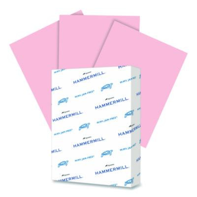 Colors Print Paper, 24 Lb Bond Weight, 8.5 x 11, Pink, 500/Ream