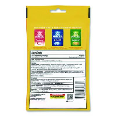 Relief Menthol Cough Suppressant - Oral Anesthetic, Honey Lemon, 30/Pack