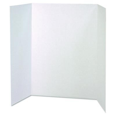 Spotlight Corrugated Presentation Display Boards, 48 X 36, White, 4/Carton